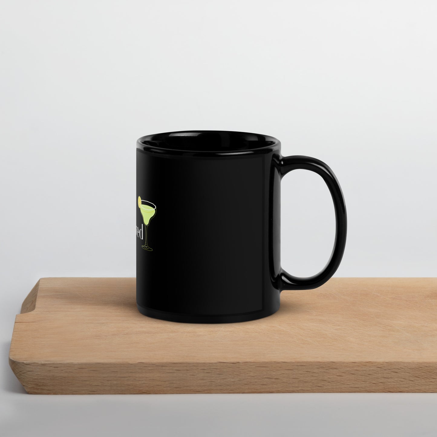 Suite Natured Logo Black Glossy Mug