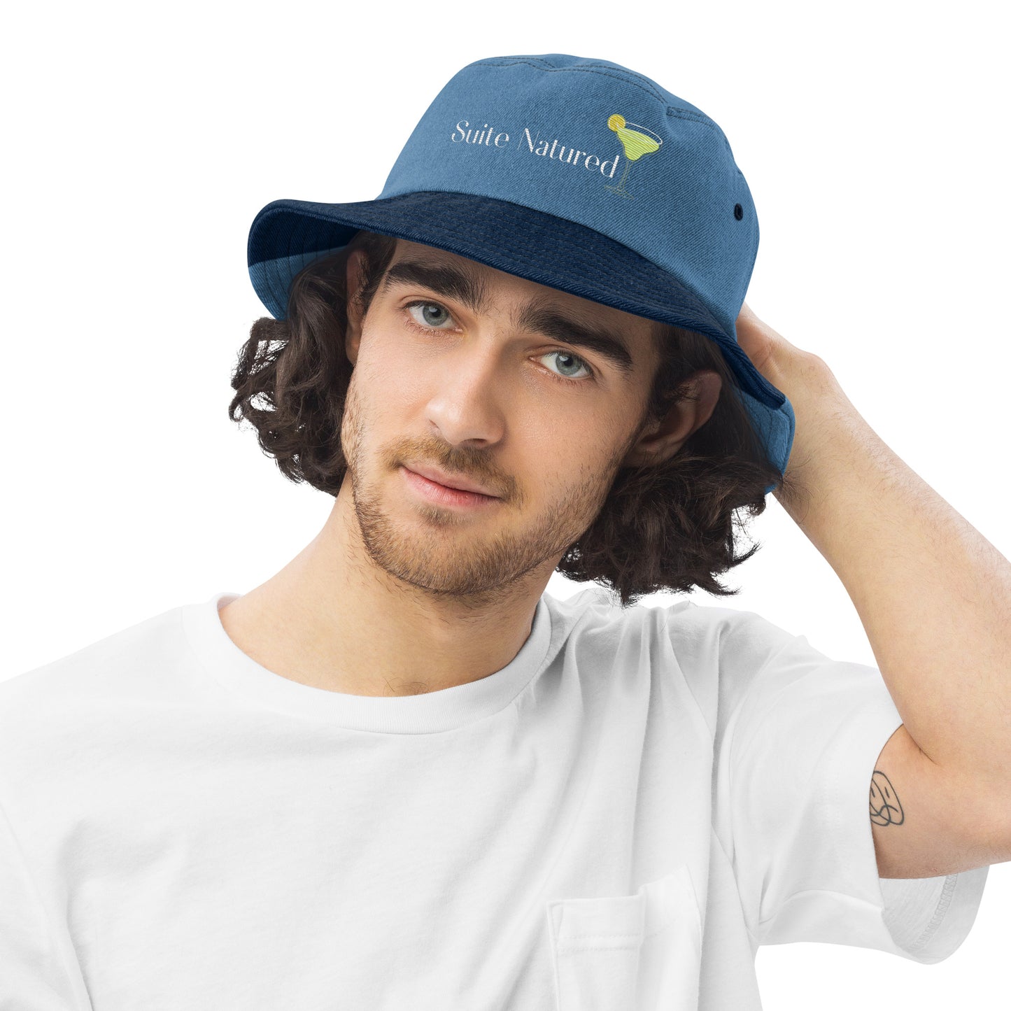 Suite Natured Denim Bucket Hat