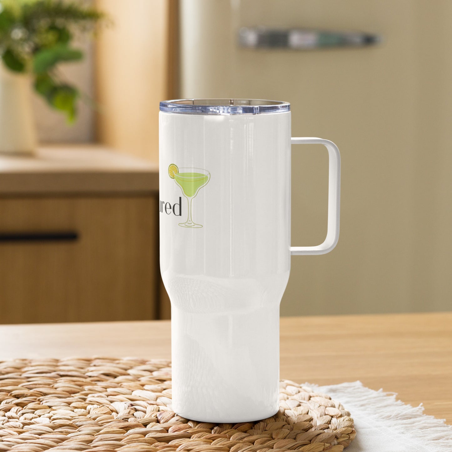 Suite Natured Travel Mug With A Handle