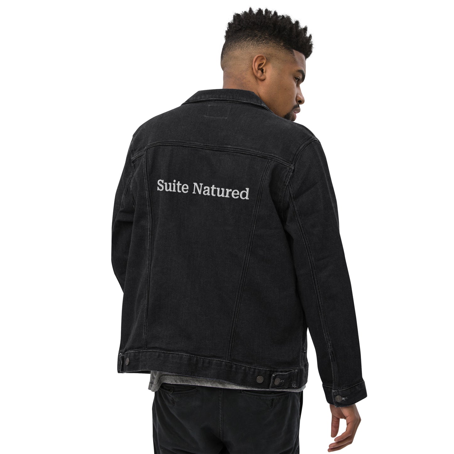 Suite Natured Logo Unisex denim jacket