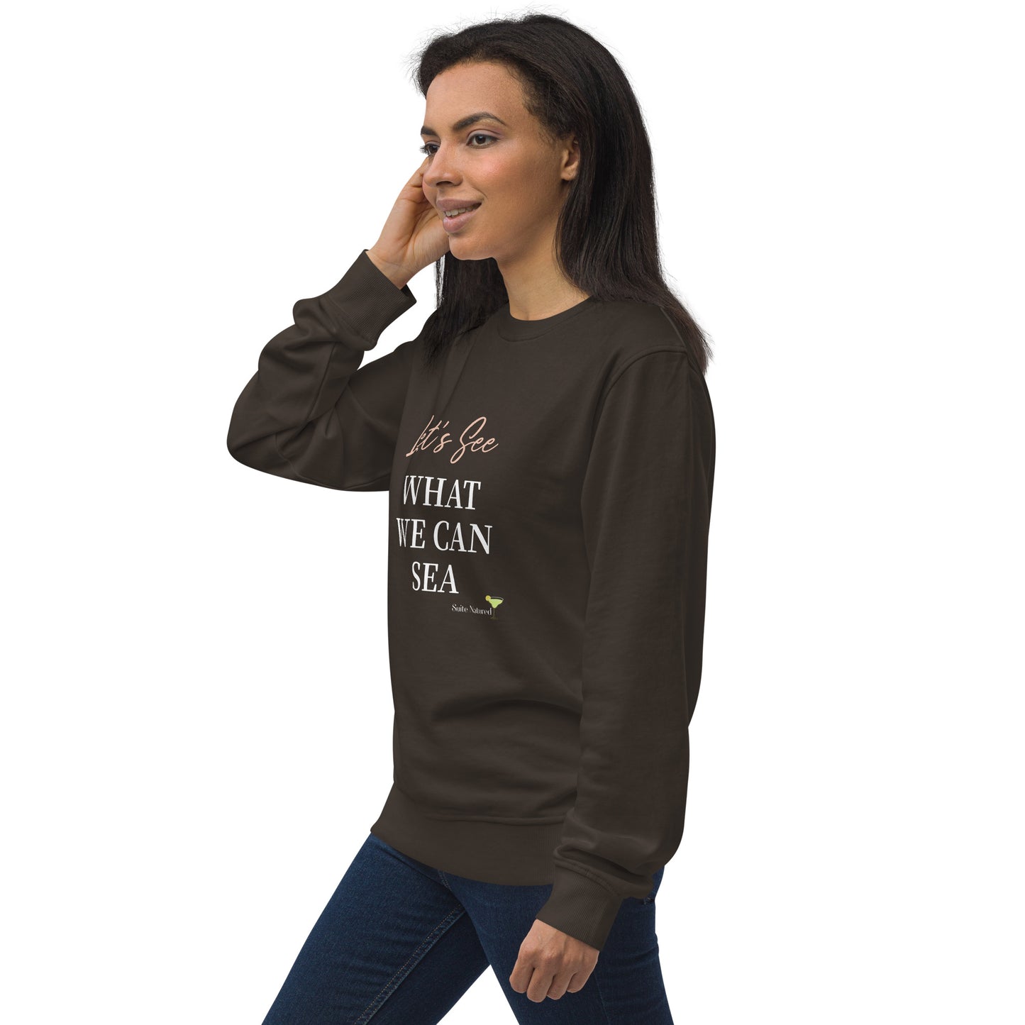 Catchphrase Collection - Let's See What We Can Sea - Unisex Organic Sweatshirt