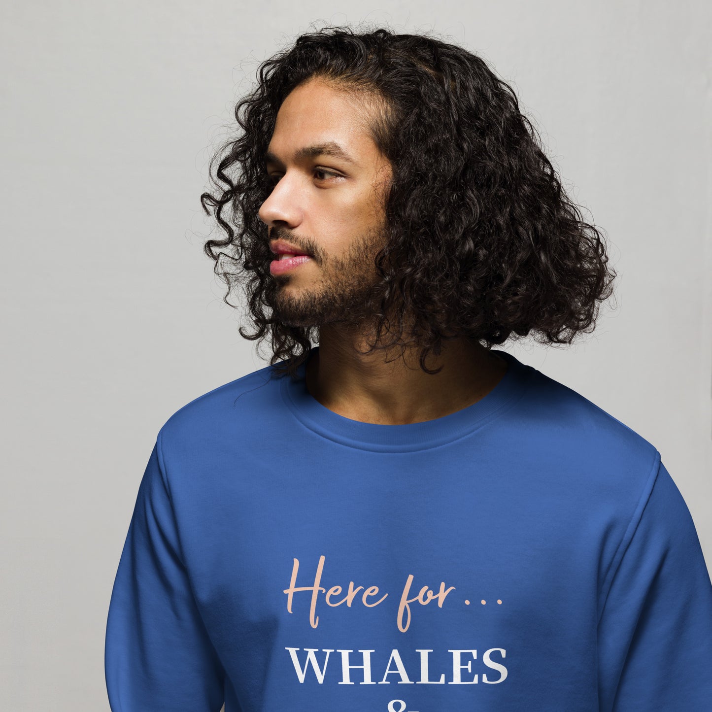 Alaska Collection - Whales & Cocktails - Unisex Organic Sweatshirt