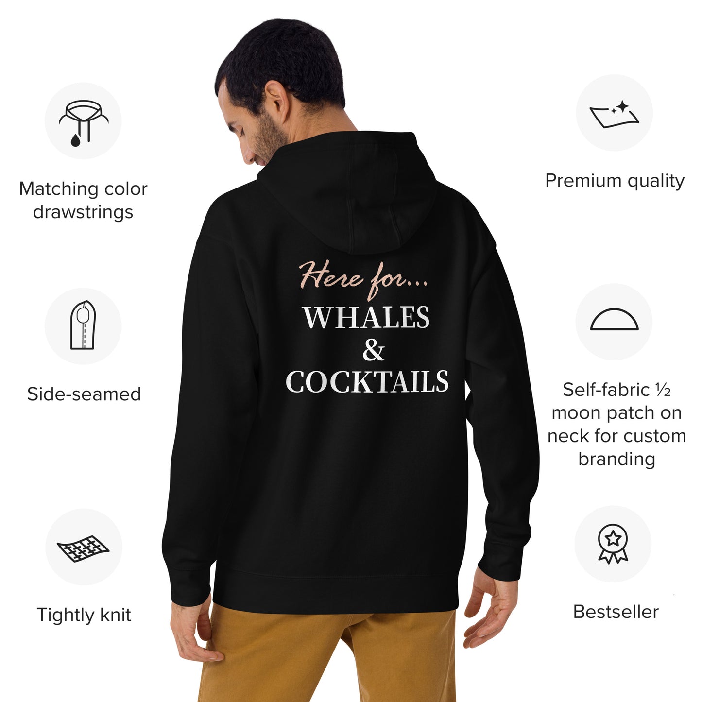 Alaska Collection - Whales & Cocktails Hoodie