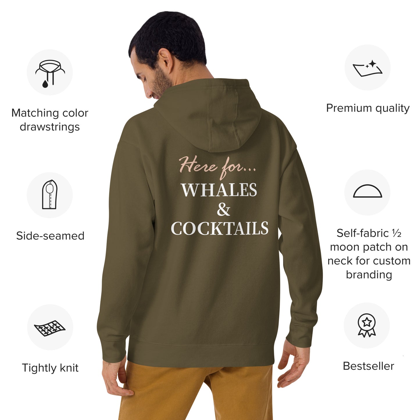 Alaska Collection - Whales & Cocktails Hoodie