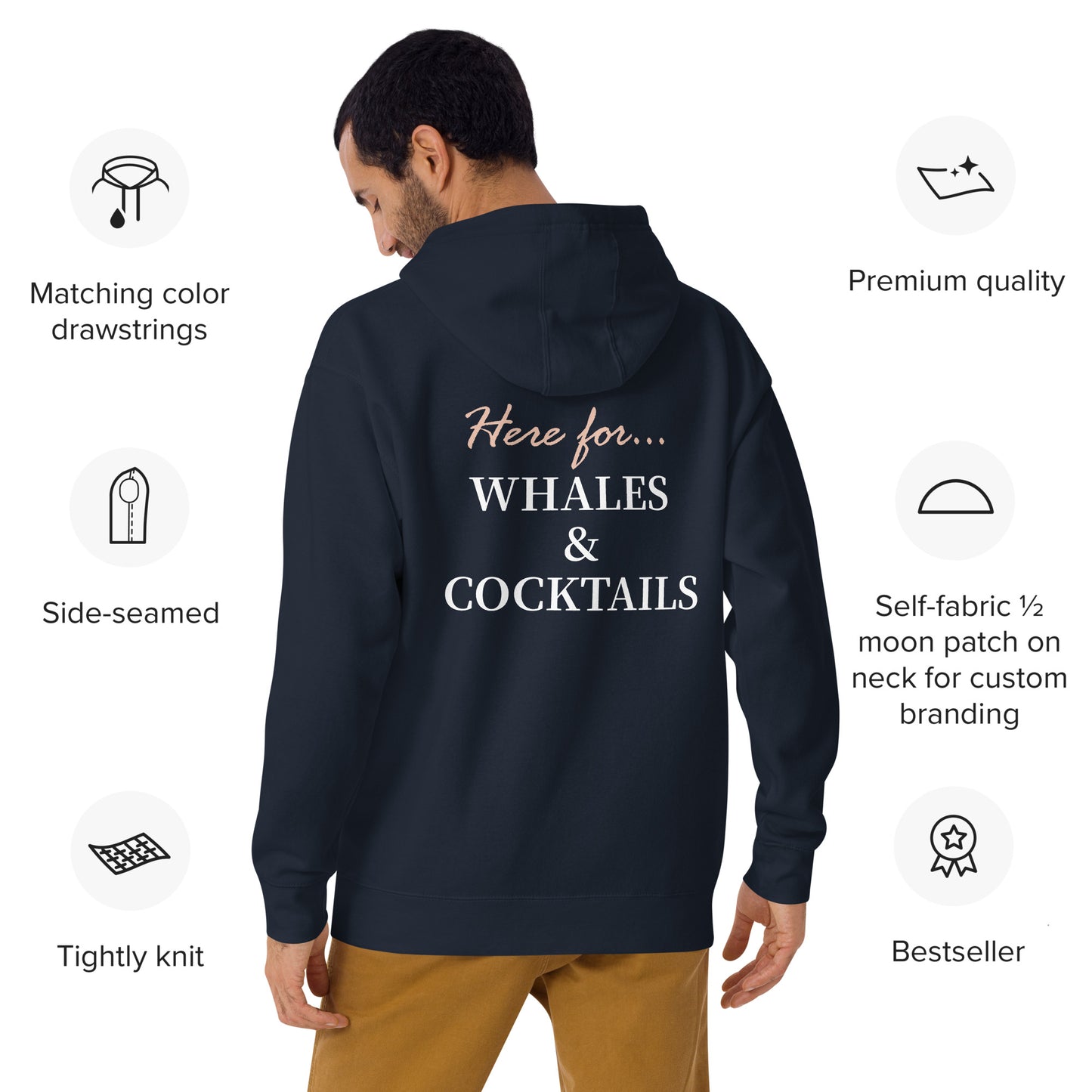 Alaska Collection - Whales & Cocktails Hoodie